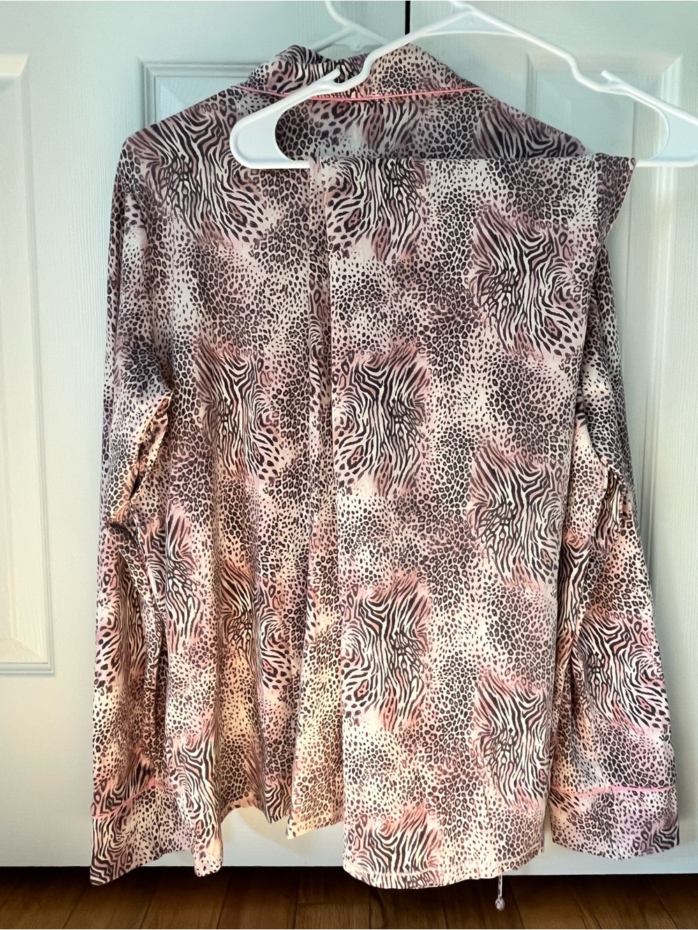 SKIMS Sleep Long Sleep Set in Bloom Mini Animal Print Sz M NWT 🩷🤎 - Picture 8 of 11